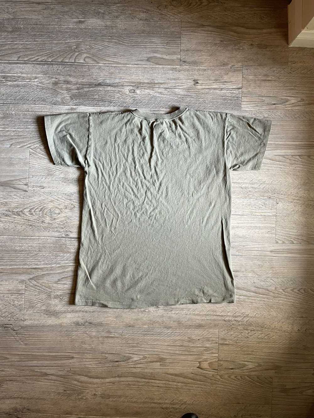 Blank × Made In Usa × Vintage Olive Single stitch… - image 6