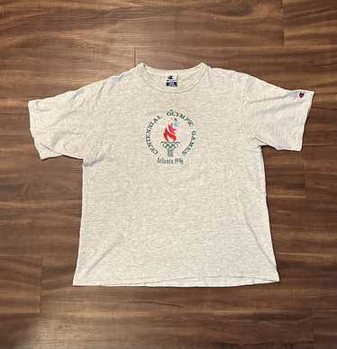 Atlanta 1996 Champion Vintage T Shirt New with Tags E… - Gem