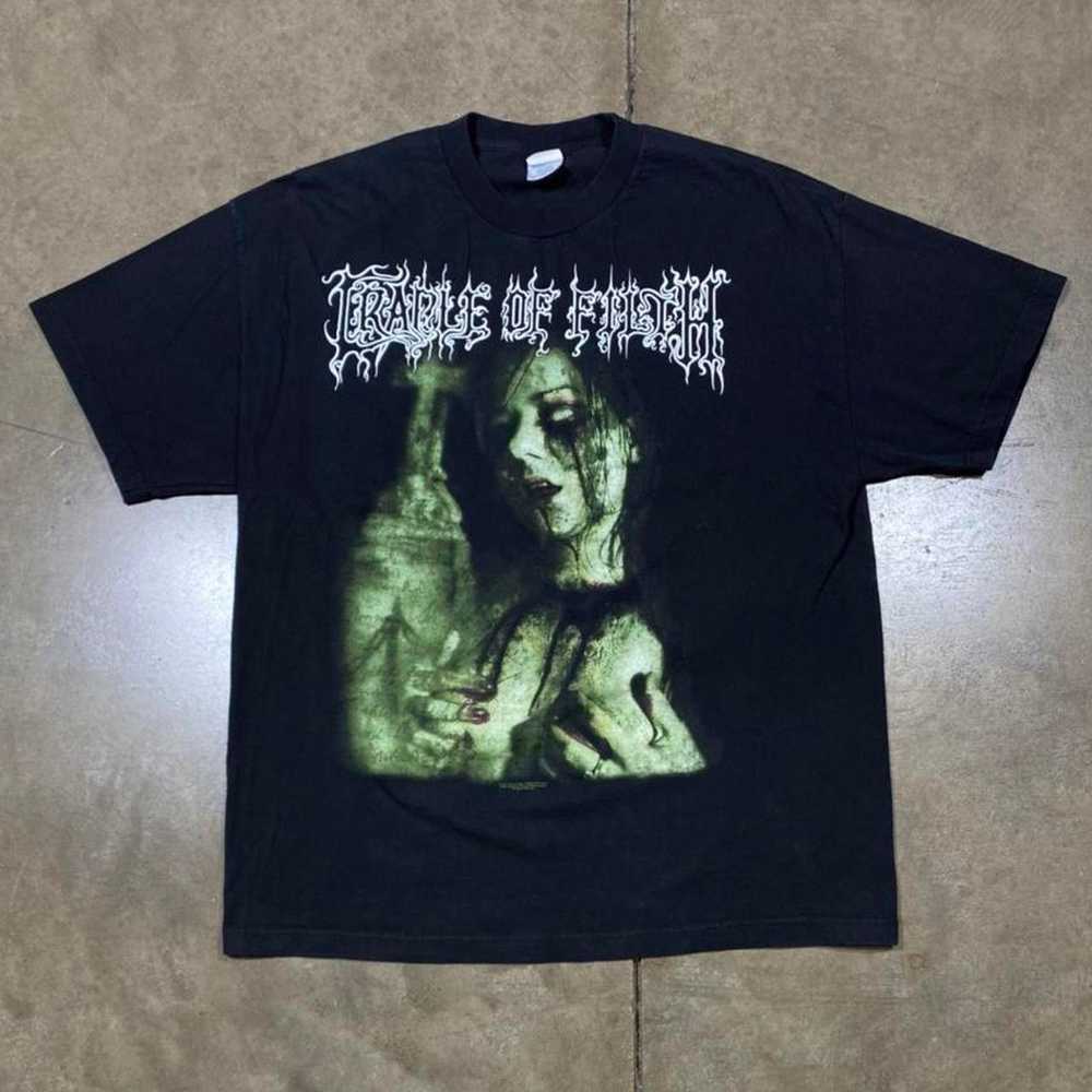 Band Tees × Vintage Vintage Cradle Of Filth Band … - image 1