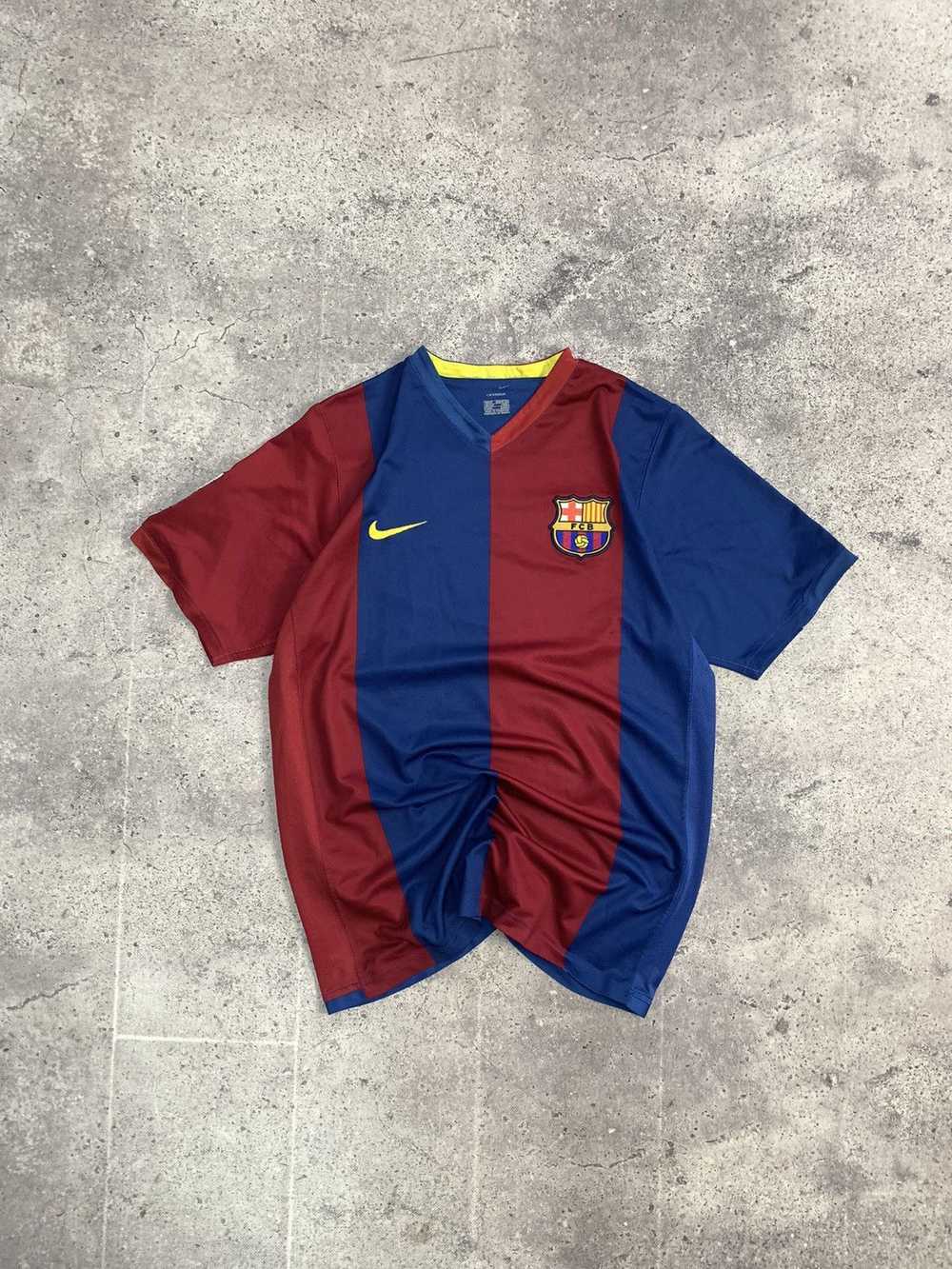 F.C. Barcelona × Nike × Soccer Jersey Vintage Nik… - image 1