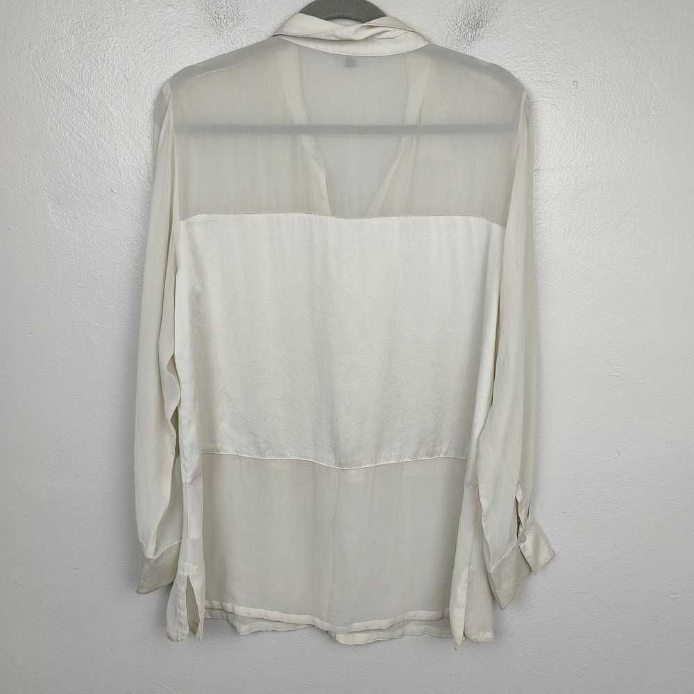 Eileen Fisher Eileen Fisher 100% Silk Top Womens … - image 7