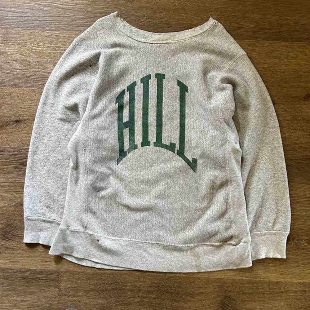 Hanes Vintage Worn Hanes HILL Crew Neck - image 1