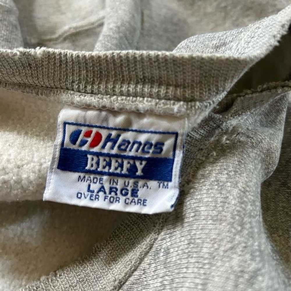 Hanes Vintage Worn Hanes HILL Crew Neck - image 2