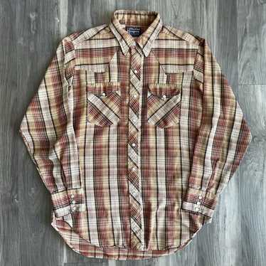 Vintage Vintage Dee Cee Shirt Mens Size L Plaid W… - image 1