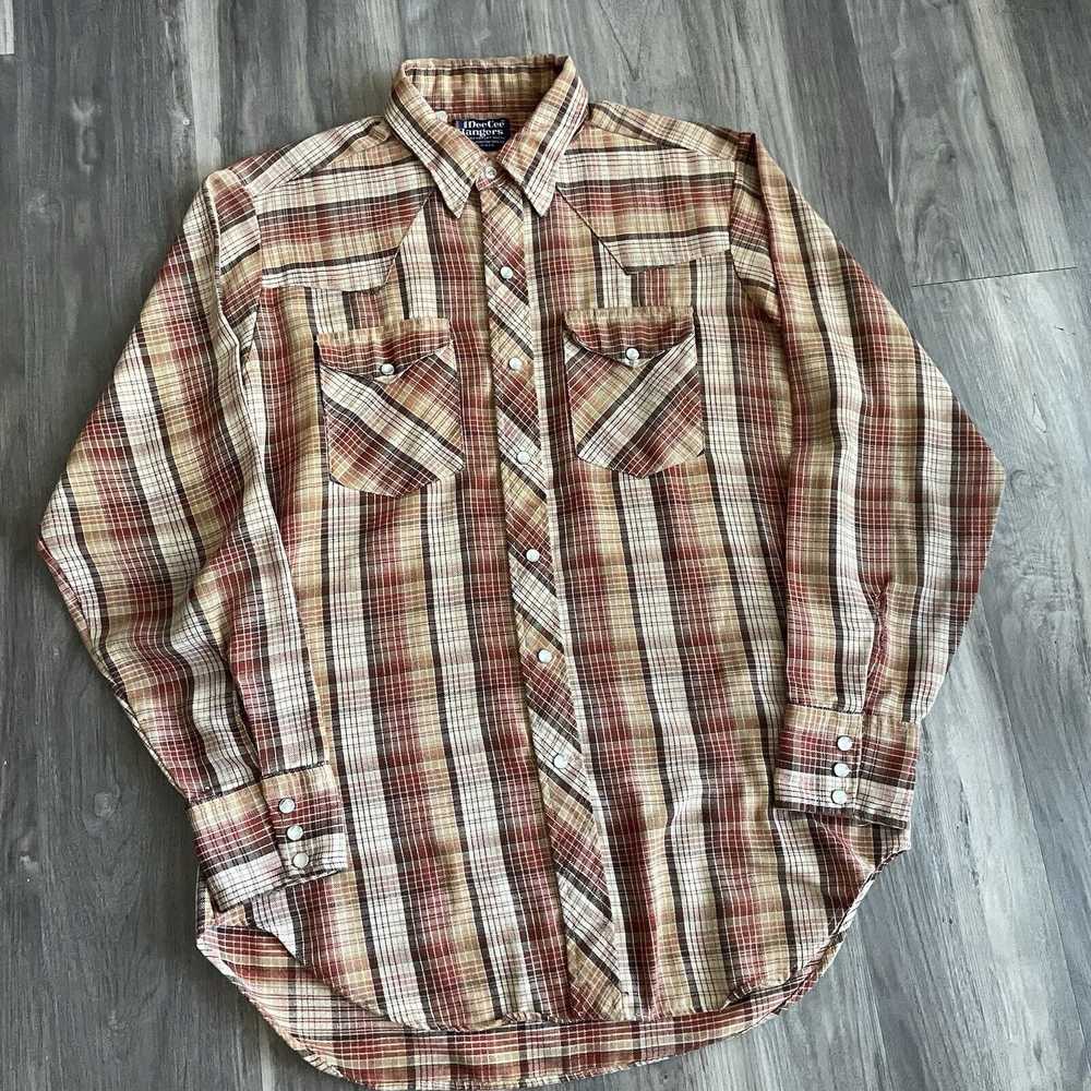 Vintage Vintage Dee Cee Shirt Mens Size L Plaid W… - image 2