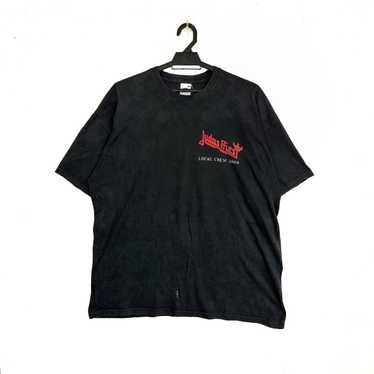 Band Tees × Vintage Vintage Judas Priest Local Cr… - image 1