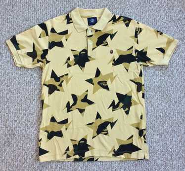 Bape 1st Camo Sta Pattern Polo - image 1