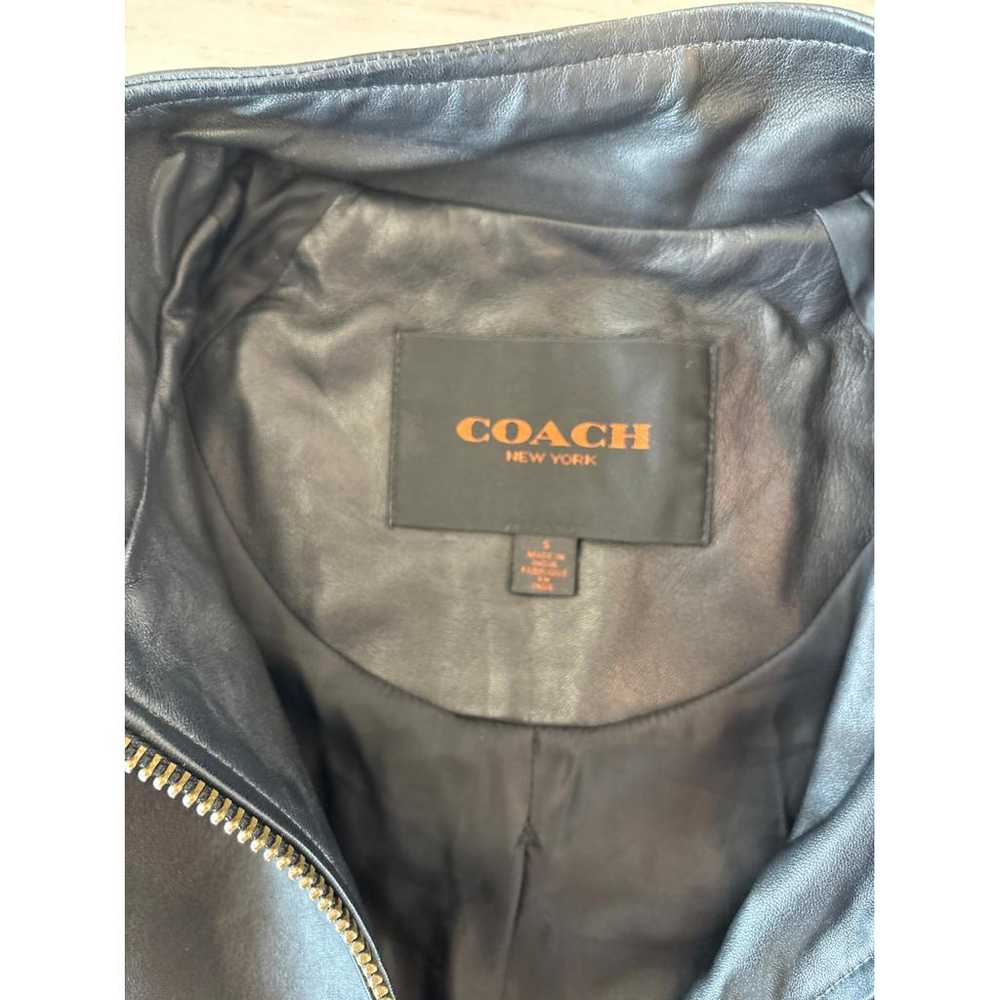 Coach Leather jacket - image 2