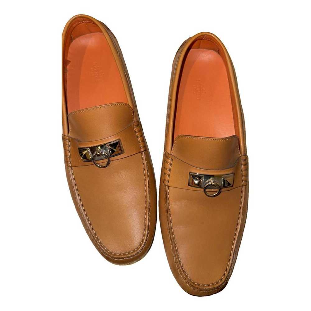 Hermès Irving leather flats - image 1