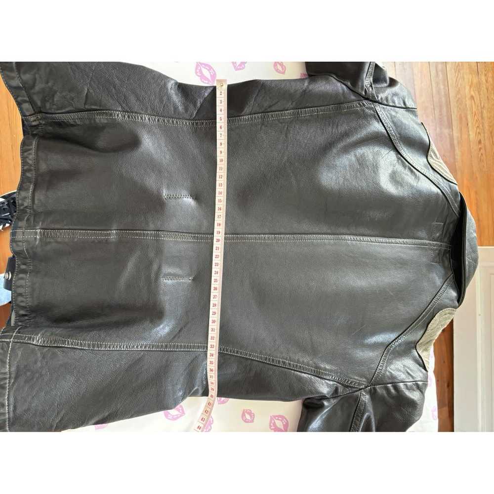 Perrine Taverniti Leather biker jacket - image 3