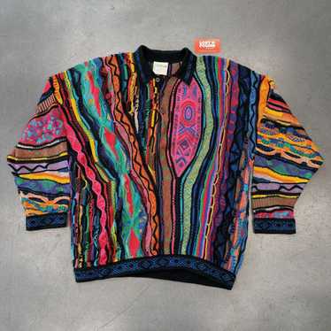 Coogi ‘90s Vintage Coogi Knitted Collared Sweater - image 1