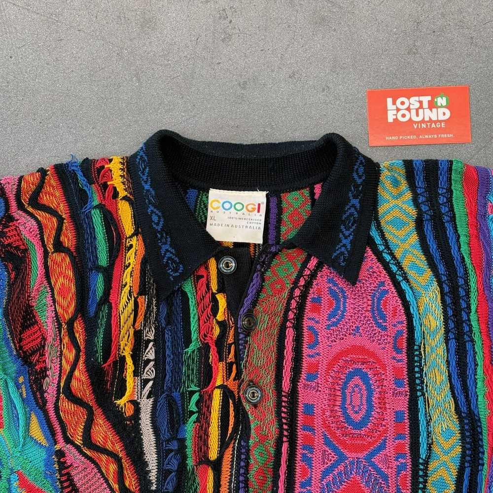 Coogi ‘90s Vintage Coogi Knitted Collared Sweater - image 2