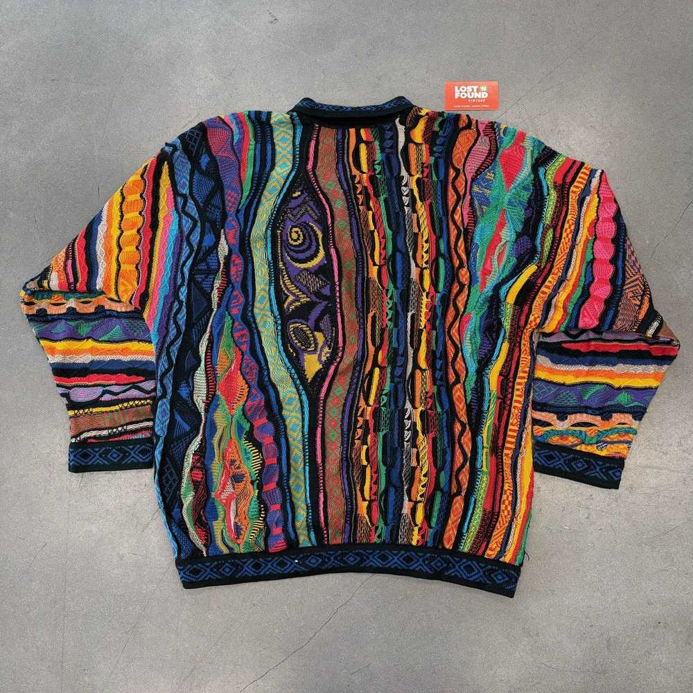 Coogi ‘90s Vintage Coogi Knitted Collared Sweater - image 5