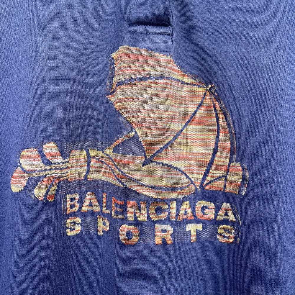 Balenciaga × Vintage Rare Balenciaga Sports Polo … - image 5