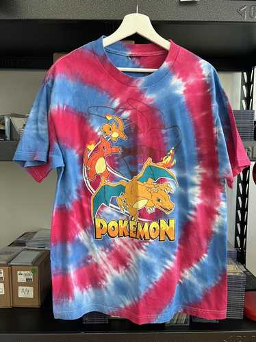 Pokemon Charizard Charmander tie dye shirt pokemon