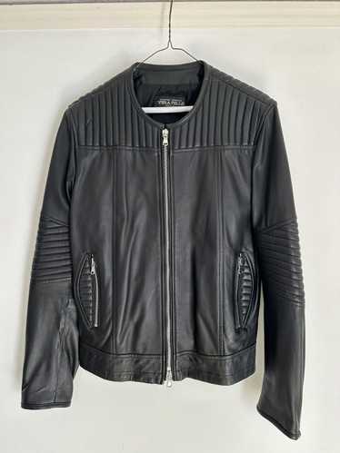 Vera Pelle Vera Belle Black Leather Jacket