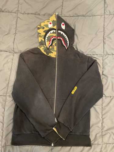 Bape Reversible bape hoodie