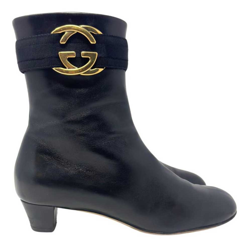 Gucci Leather boots - image 6