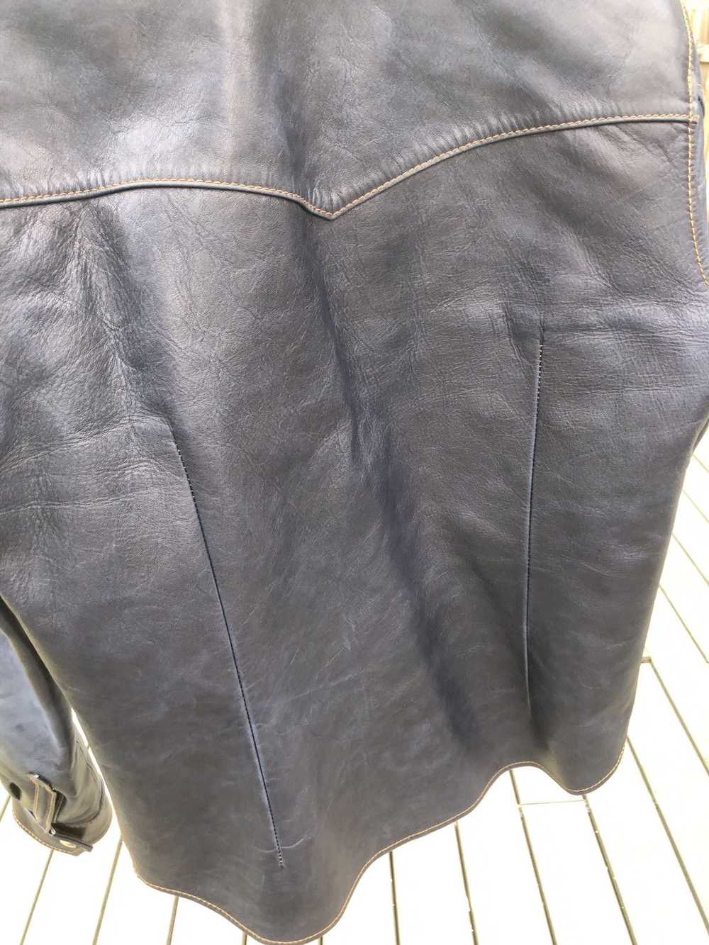 Japanese Brand × Y'2 Leather Y’2 Leather Indigo H… - image 7