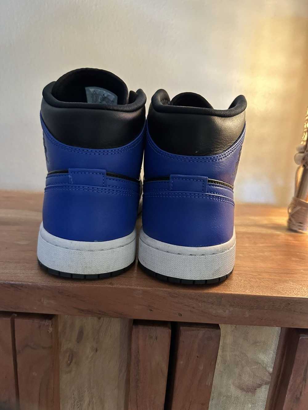 Jordan Brand Gently Used Jordan 1 Mid Hyper Royal - image 3