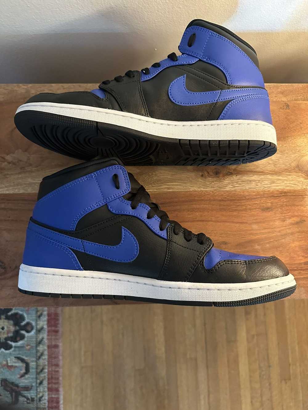 Jordan Brand Gently Used Jordan 1 Mid Hyper Royal - image 4