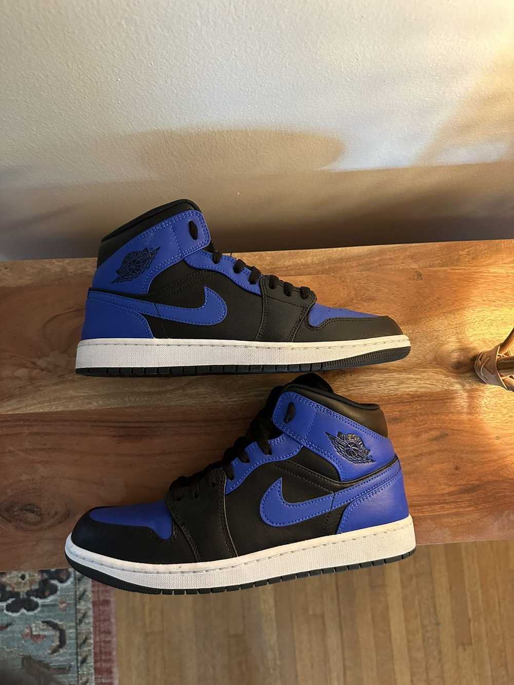 Jordan Brand Gently Used Jordan 1 Mid Hyper Royal - image 5