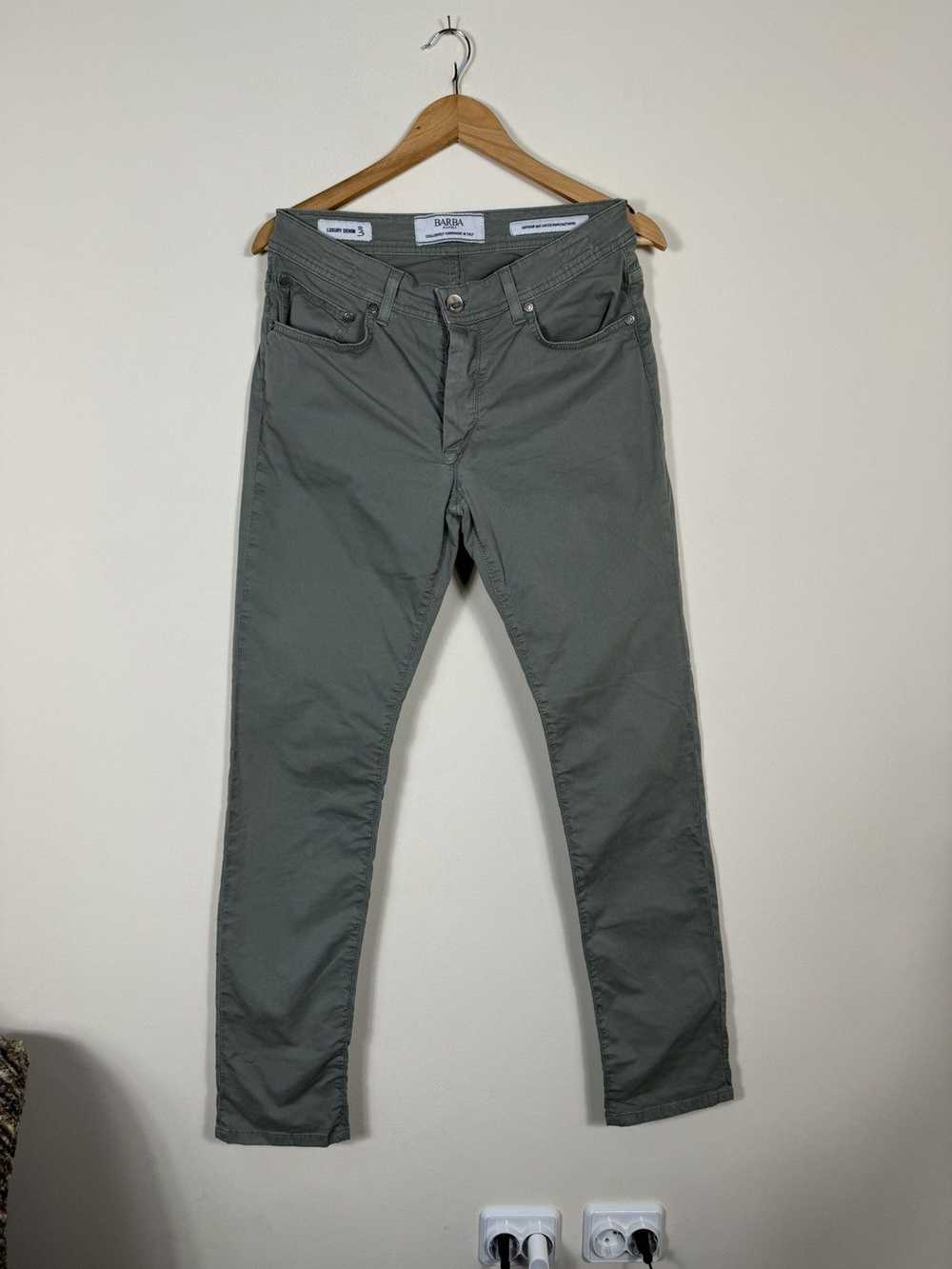 Barba Napoli Barba Napoli Luxury Denim Chinos Pan… - image 3