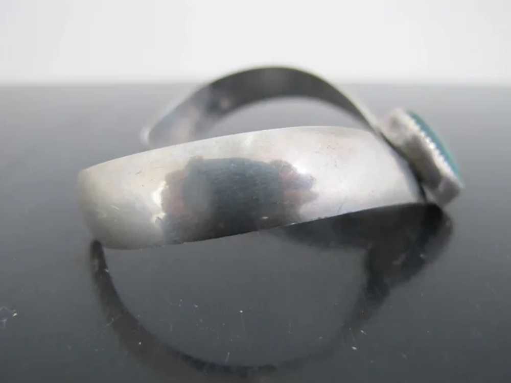 Mark OZ Navajo Native Sterling Silver MODERNIST S… - image 3