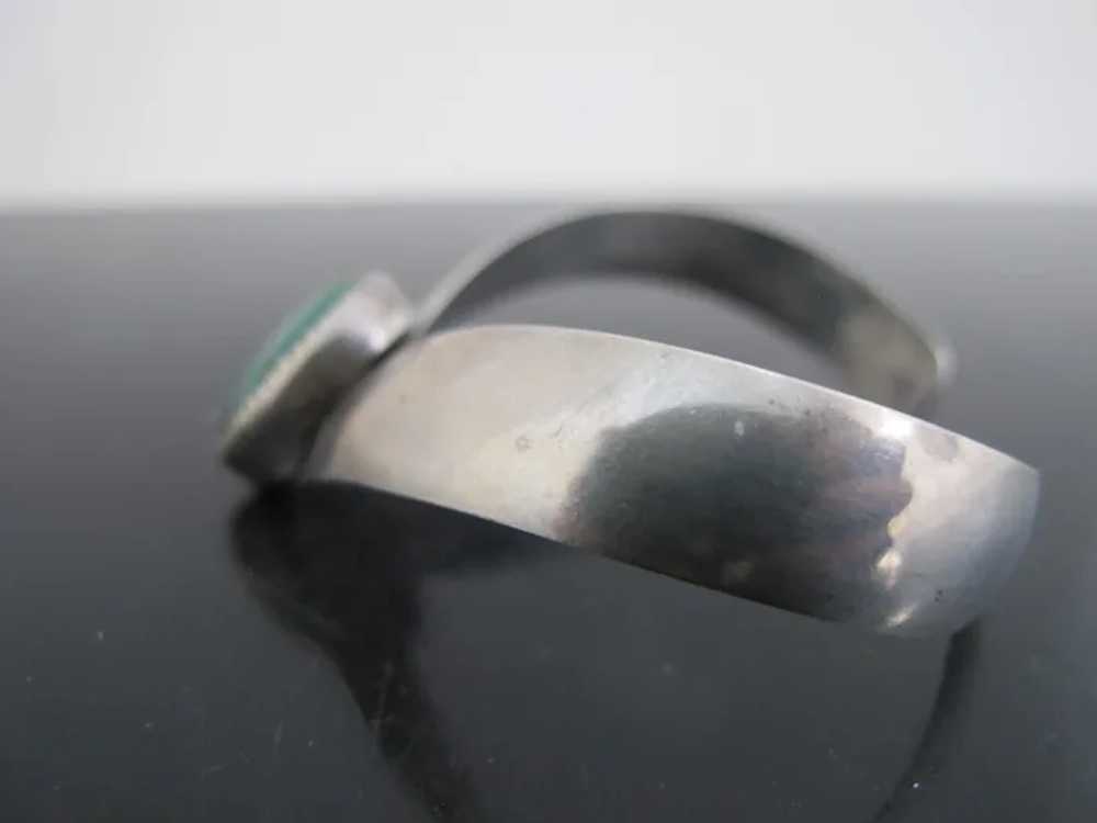 Mark OZ Navajo Native Sterling Silver MODERNIST S… - image 5