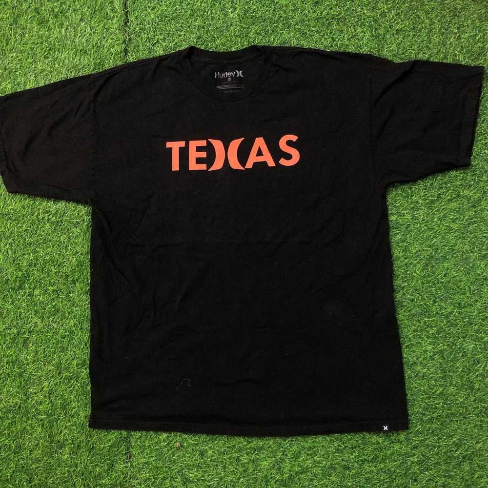 Hurley Black Minimal Hurley Texas Graphic Tee - image 1