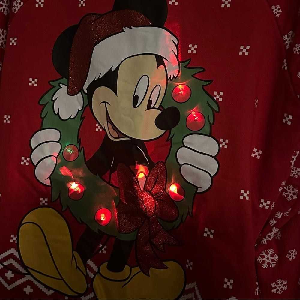 Disney Disney Mickey Mouse Christmas Sweater LIGH… - image 7