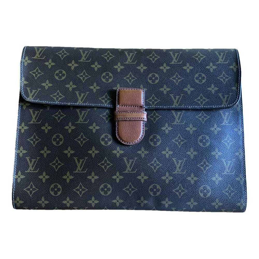 Louis Vuitton Sénateur leather clutch bag - image 1