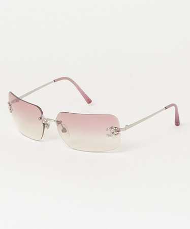 Chanel CHANEL Sunglasses Pink Gradient Coco Mark … - image 1