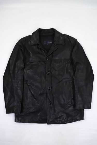 SECOND HAND - Vintage 1980s Chevignon Urban Black 2024 Leather Jacket Size L for Men