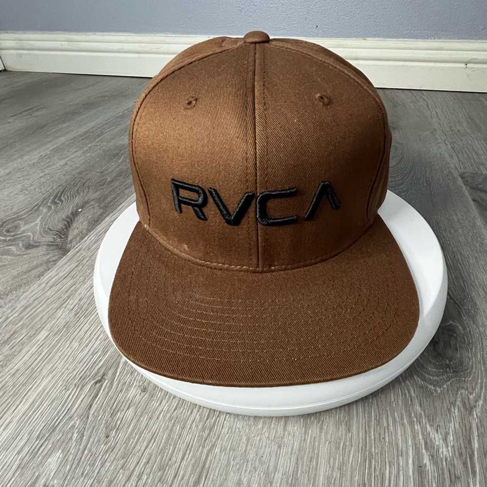 Rvca RVCA Hat Cap Mens Snap Back Brown Outdoor Su… - image 1