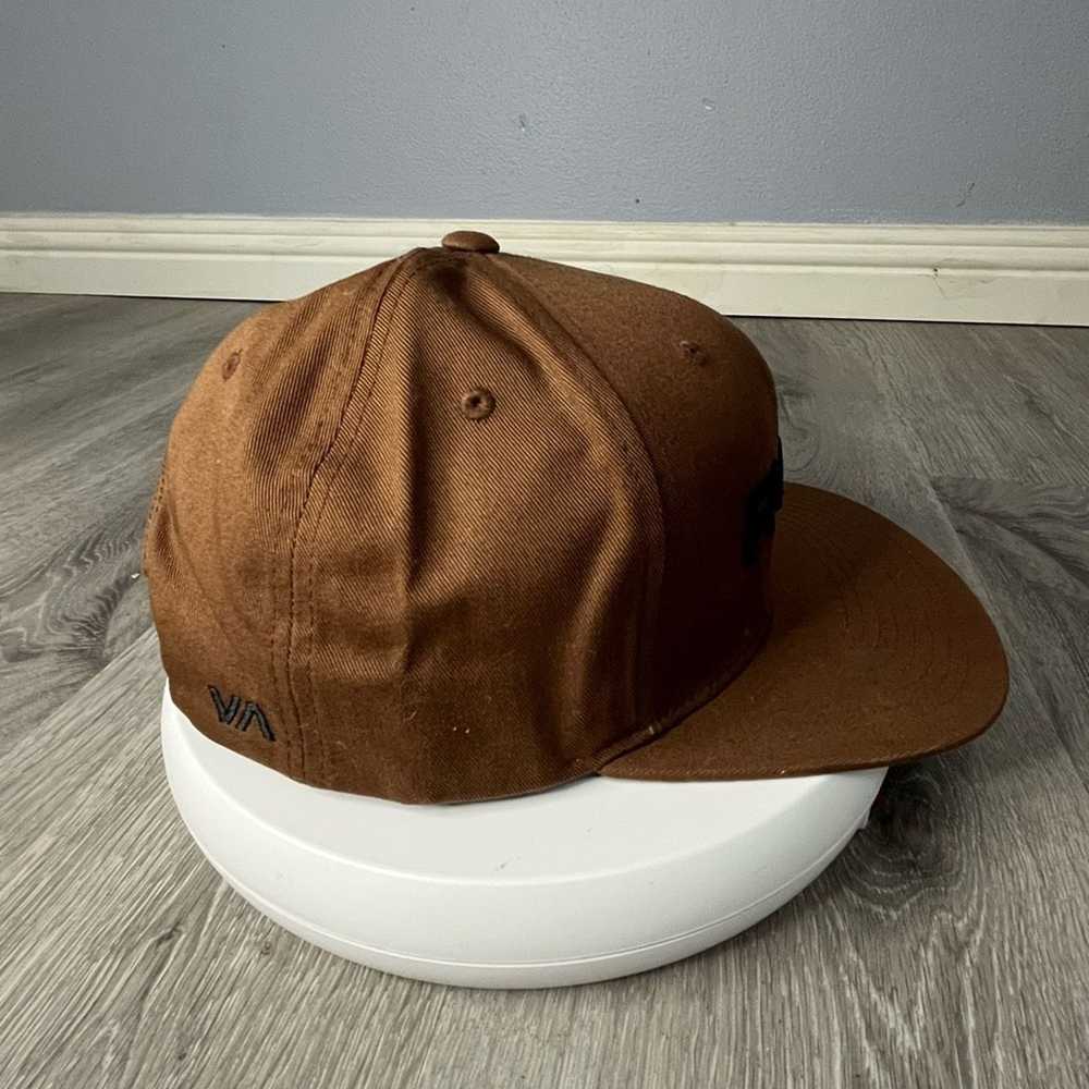 Rvca RVCA Hat Cap Mens Snap Back Brown Outdoor Su… - image 2