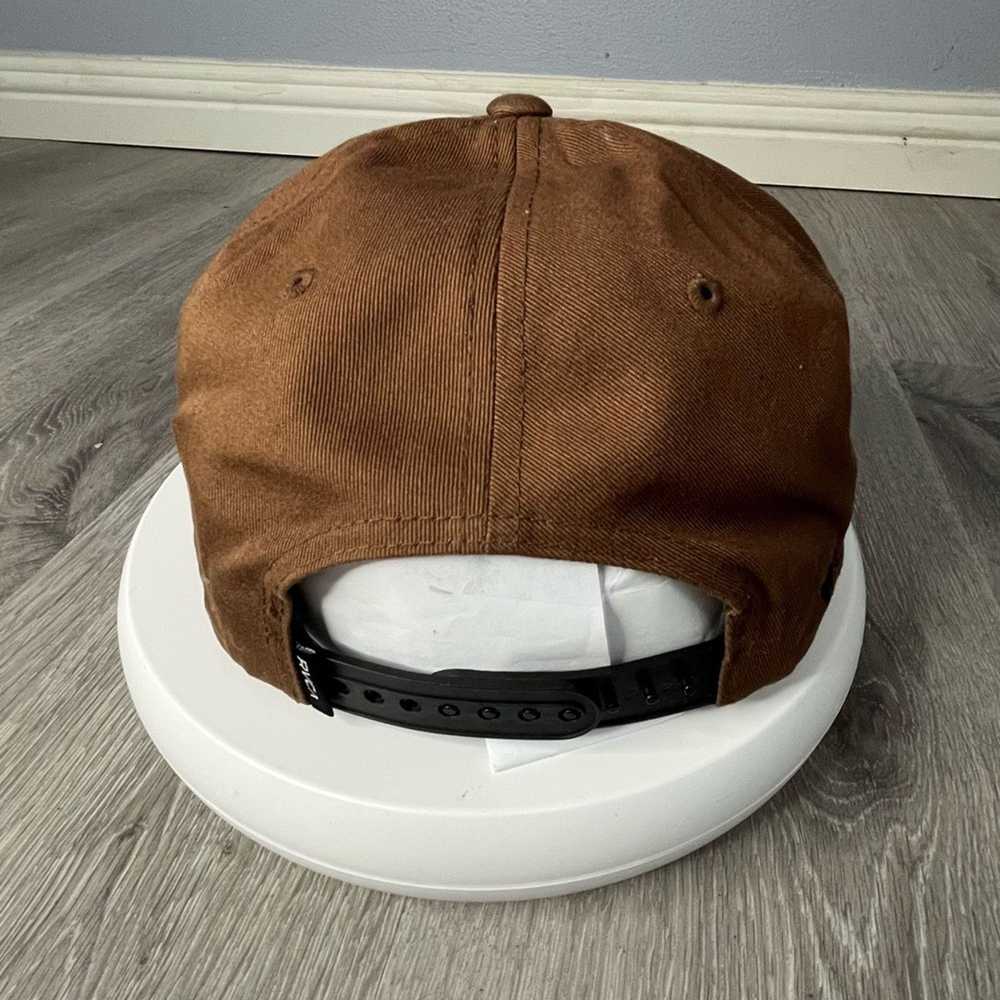 Rvca RVCA Hat Cap Mens Snap Back Brown Outdoor Su… - image 4