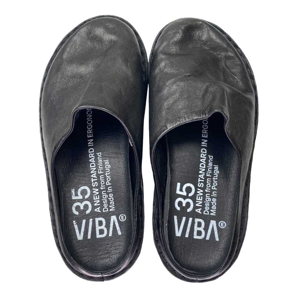 VIBAe VIBAe Roma leather slippers, preto black | … - image 2