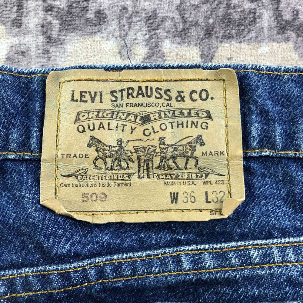 Levi's × Vintage Vintage 90s Levis 509 Orange Tab… - image 6