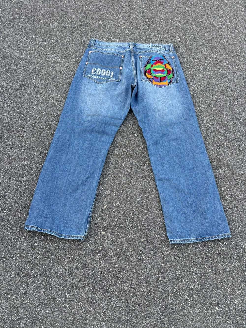 Coogi × Vintage Y2K baggy Coogi jeans 38x32 embro… - image 1