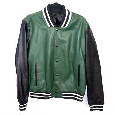 Muubaa Muubaa Westbay Varsity Green and Black Leat