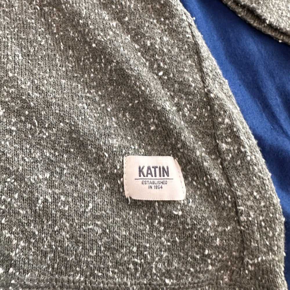 Katin katin hoodie Size L Gray Hooded Sweatshirt … - image 3