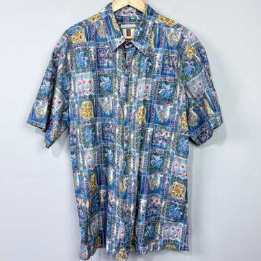 Tori Richard Vintage Tori Richard Hawaiian Blue B… - image 1