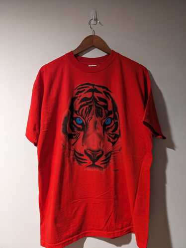 Animal Tee × Streetwear × Vintage Vintage Y2K Tig… - image 1