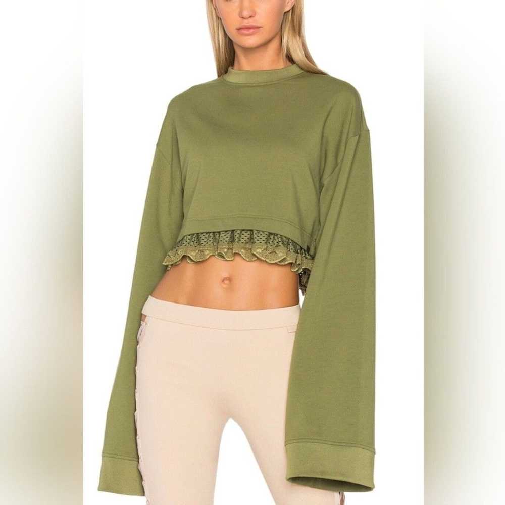 Fenty Puma x Fenty long sleeve cropped sweatshirt… - image 2