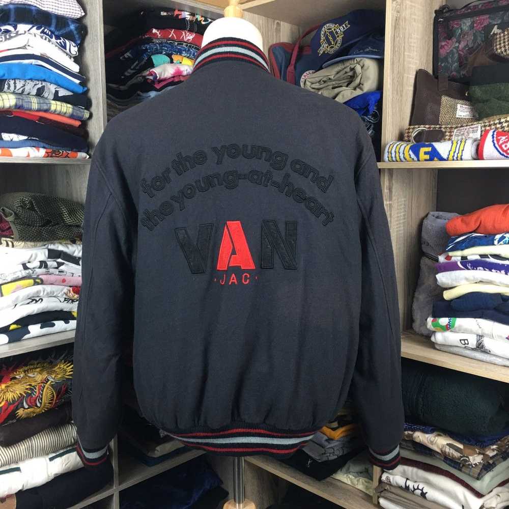 Japanese Brand × Van × Varsity Jacket 💥Vintage V… - image 1