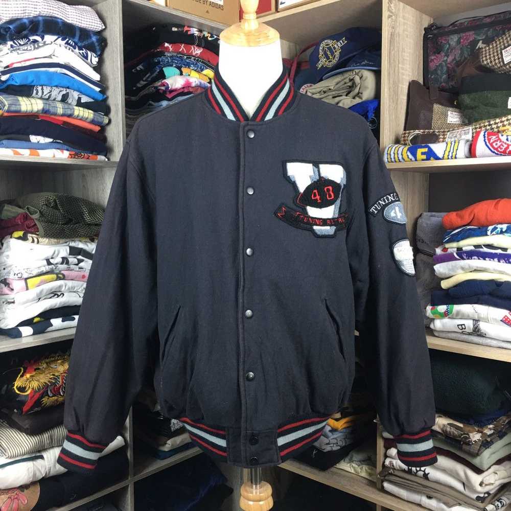 Japanese Brand × Van × Varsity Jacket 💥Vintage V… - image 2