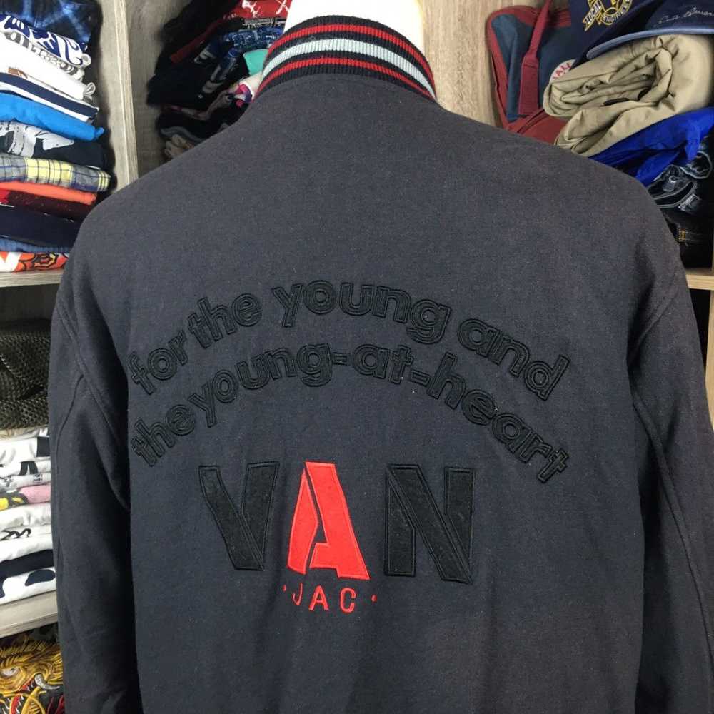 Japanese Brand × Van × Varsity Jacket 💥Vintage V… - image 4