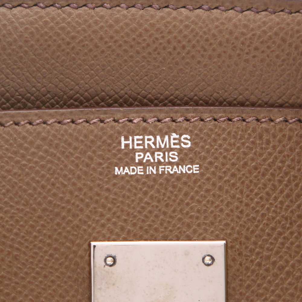 Hermès Birkin 30 cm handbag in Vert Bronze epsom … - image 3