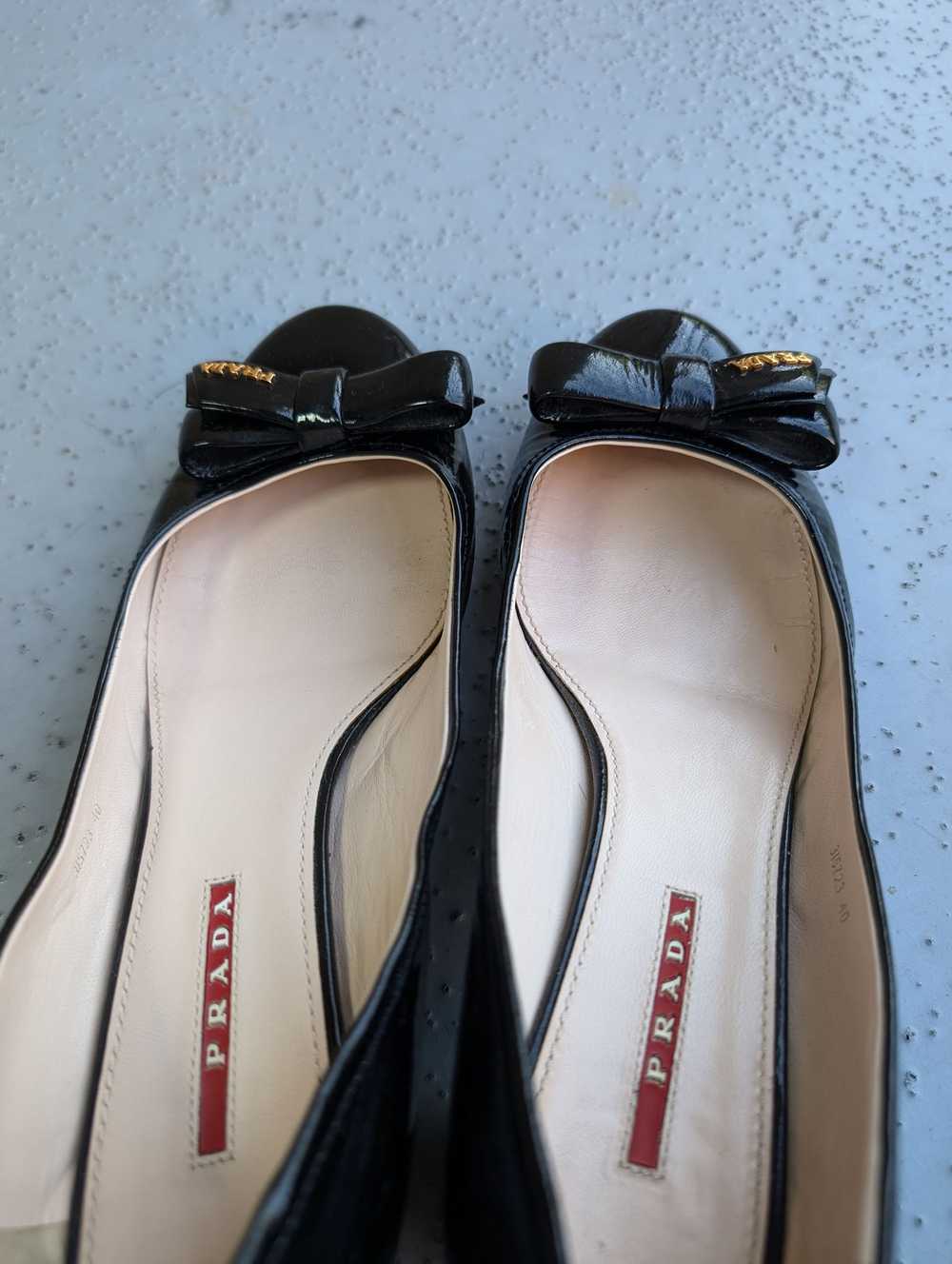 Luxury × Miu Miu × Prada PRADA Black patent leath… - image 6